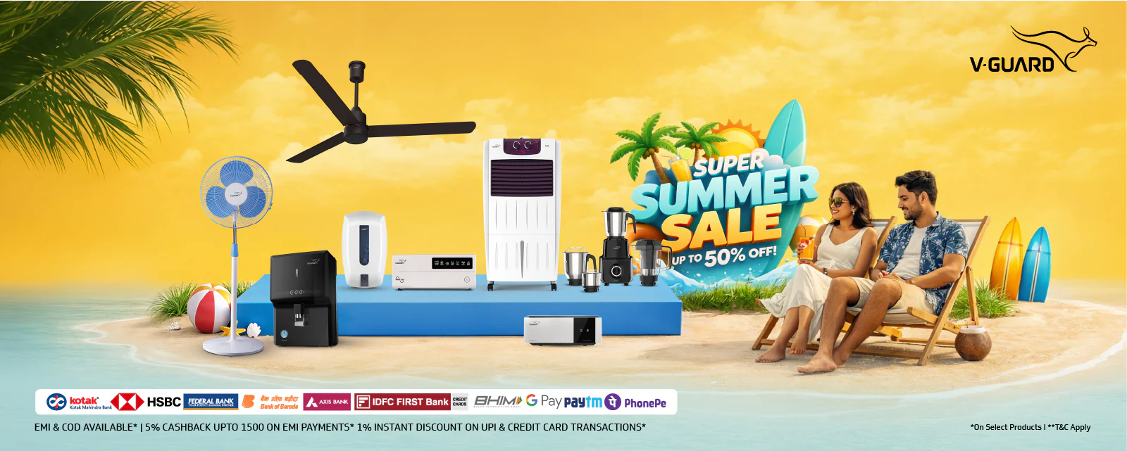 Smart Living, Guaranteed by V-Guard