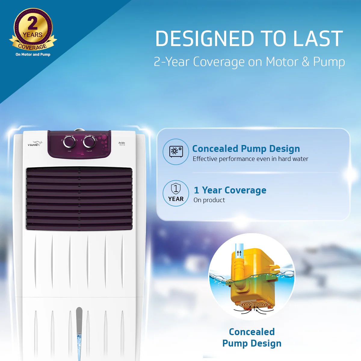 Arido P22 H-N Personal Air Cooler - Image 3