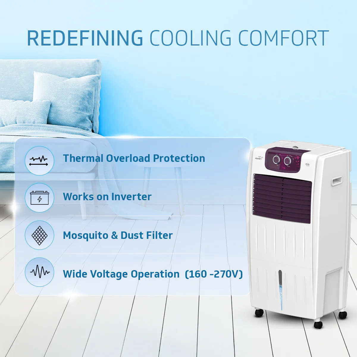 Arido P22 H-N Personal Air Cooler - Image 7