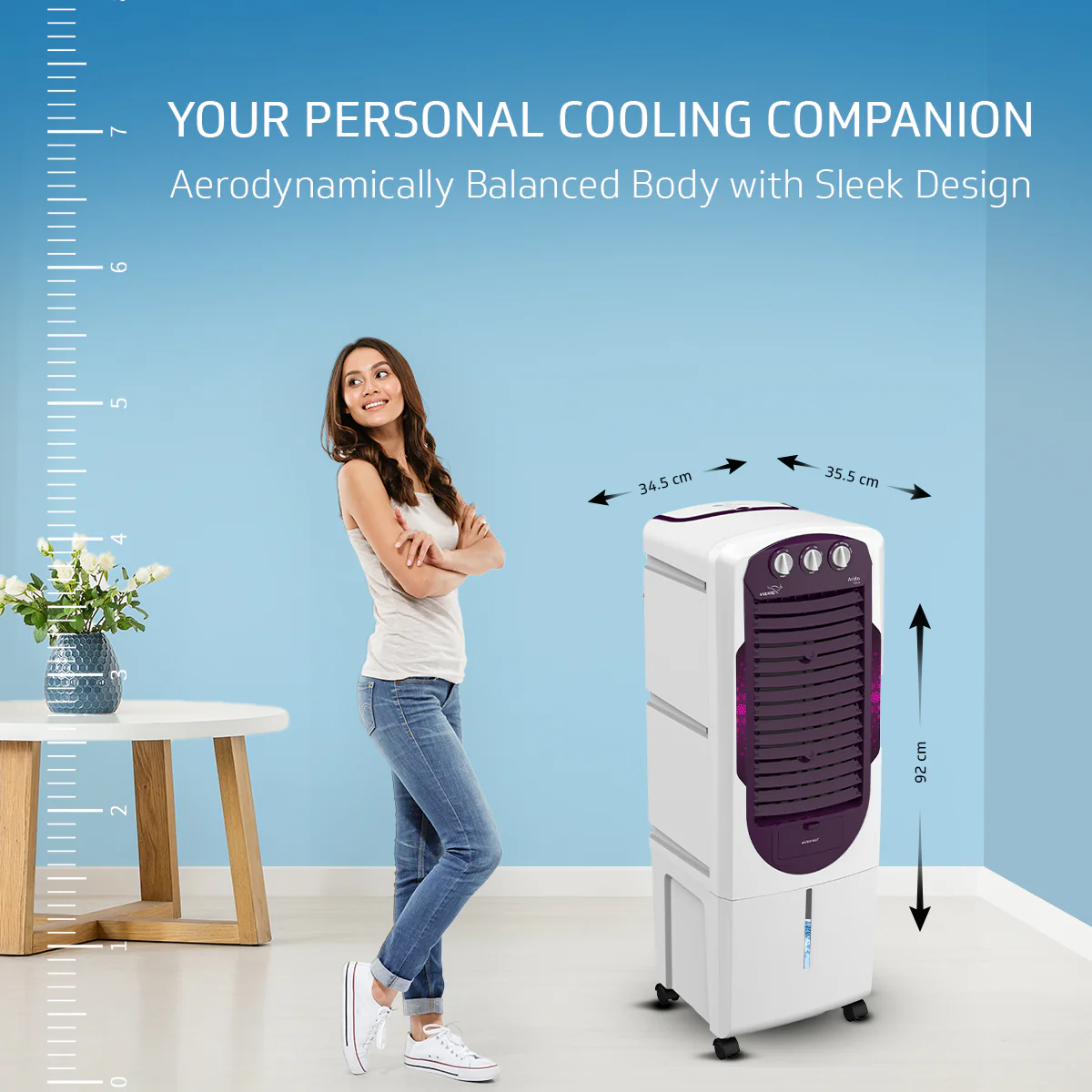 Arido T25 H Air Cooler 25L, Air Delivery - 1300 m3/h - Image 7