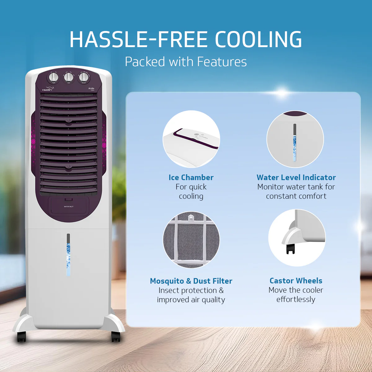 Arido T35 H Air Cooler 35L, Air Delivery - 1300 m3/h - Image 5