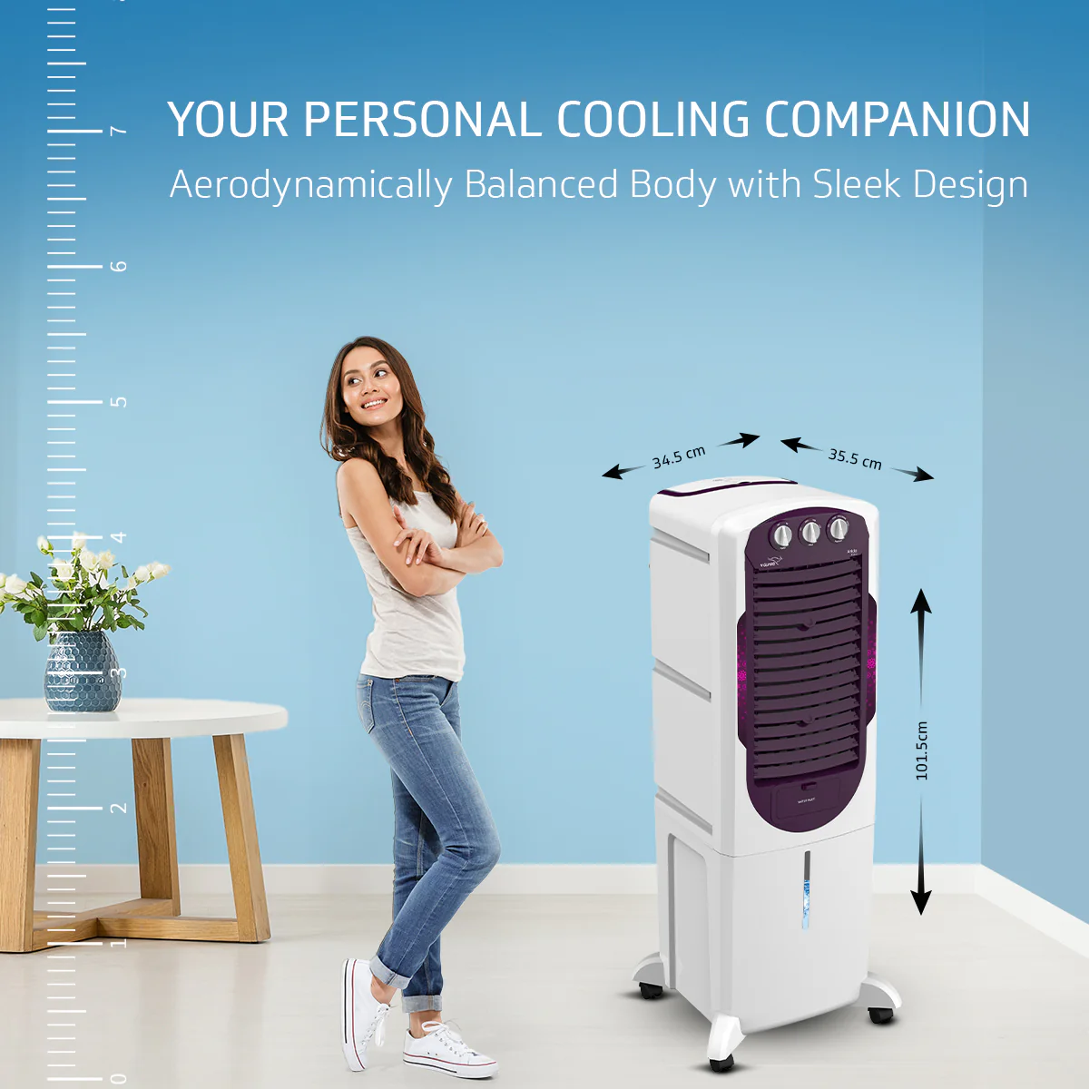 Arido T35 H Air Cooler 35L, Air Delivery - 1300 m3/h - Image 7