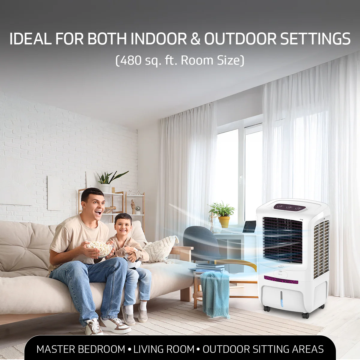 Arizod F85 Desert Air Cooler for Home - Image 8