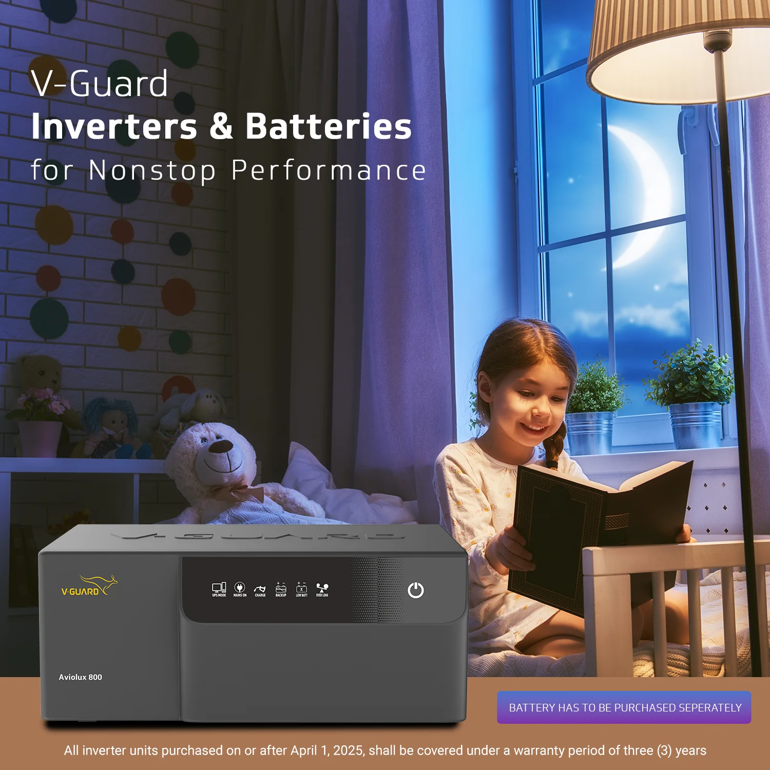 Aviolux 800 Square Wave 775VA Inverter for Home, Office, and Shop with 2 Year Warranty - Image 6
