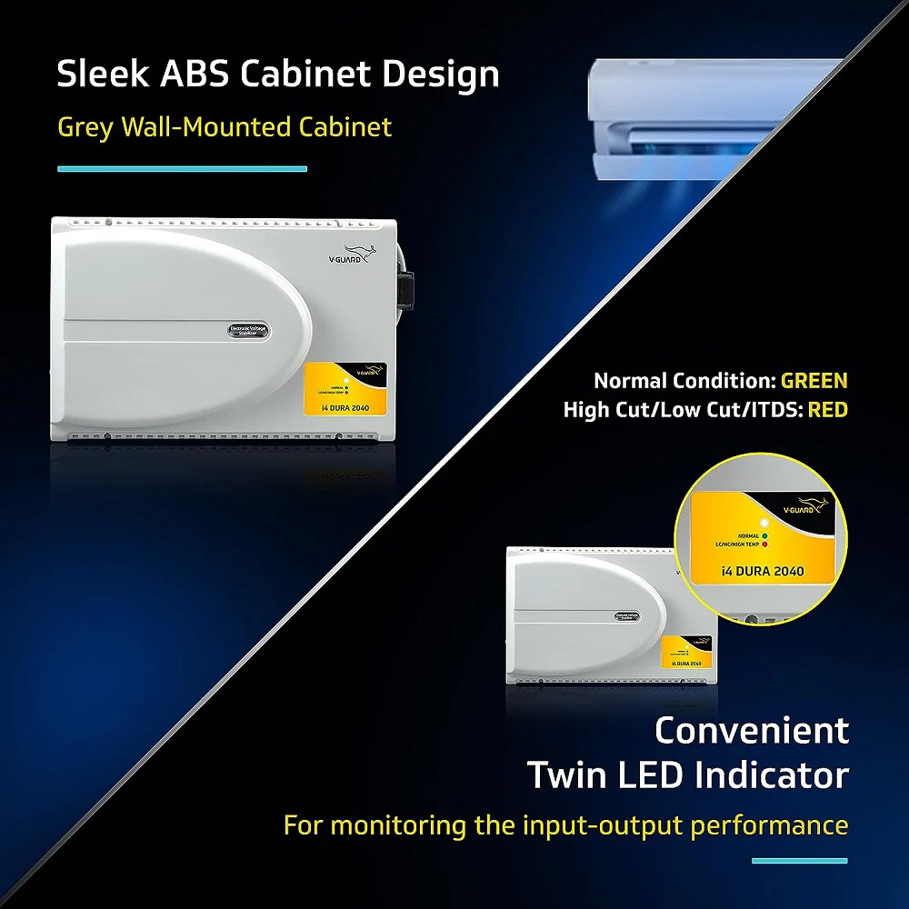 i4 Dura 2040 Stabilizer for 1.5 ton Inverter AC (Working Range 160-280V) - Image 5