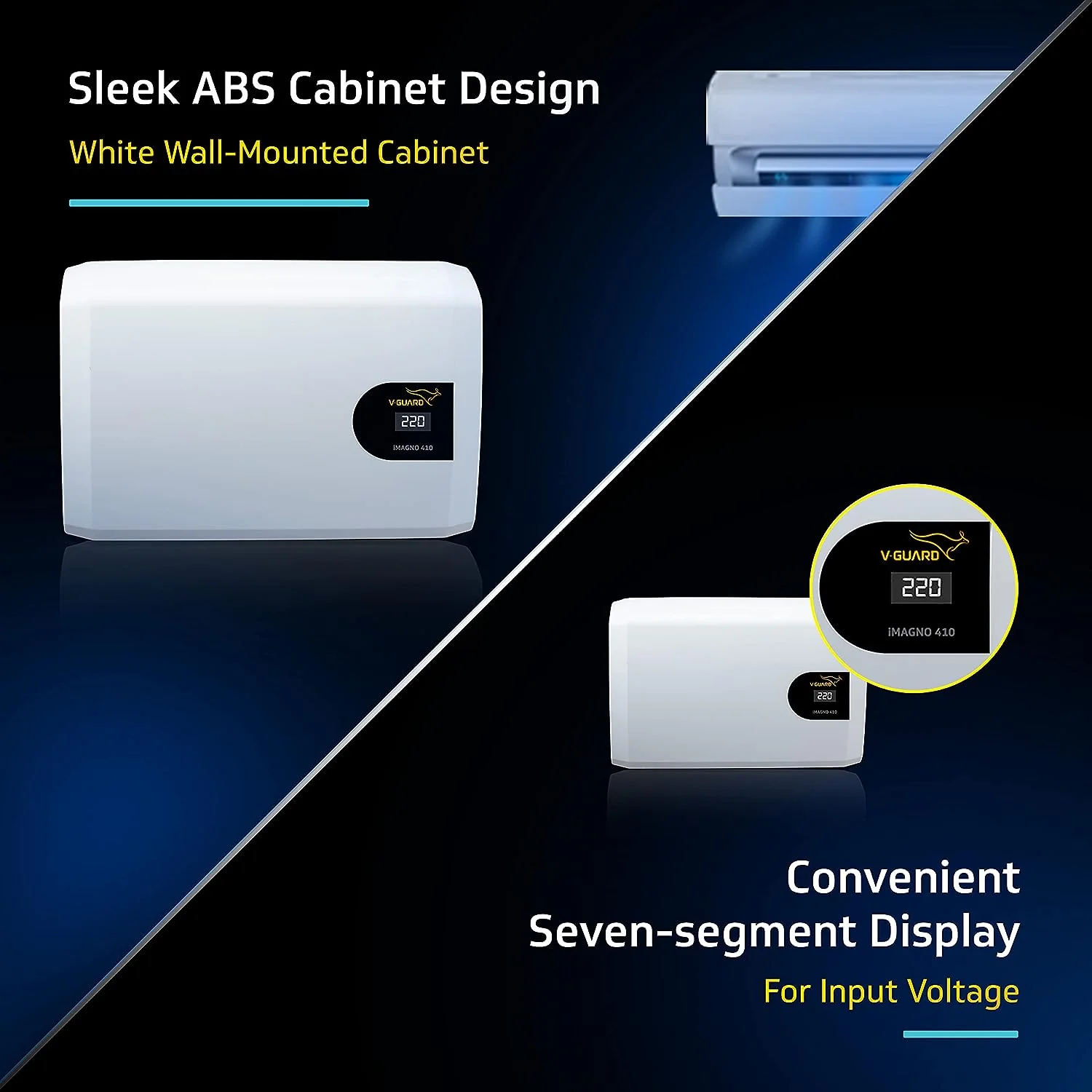 iMagno 410 AC Stabilizer for 1.5 ton Inverter AC  (Working Range 170-270V) - Image 4