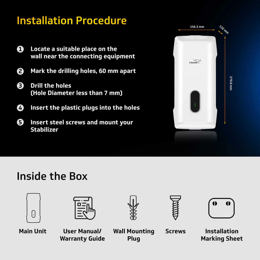Trior i500 AC Stabilizer for Up to 2 Ton Inverter AC (Analog Display) - Image 6