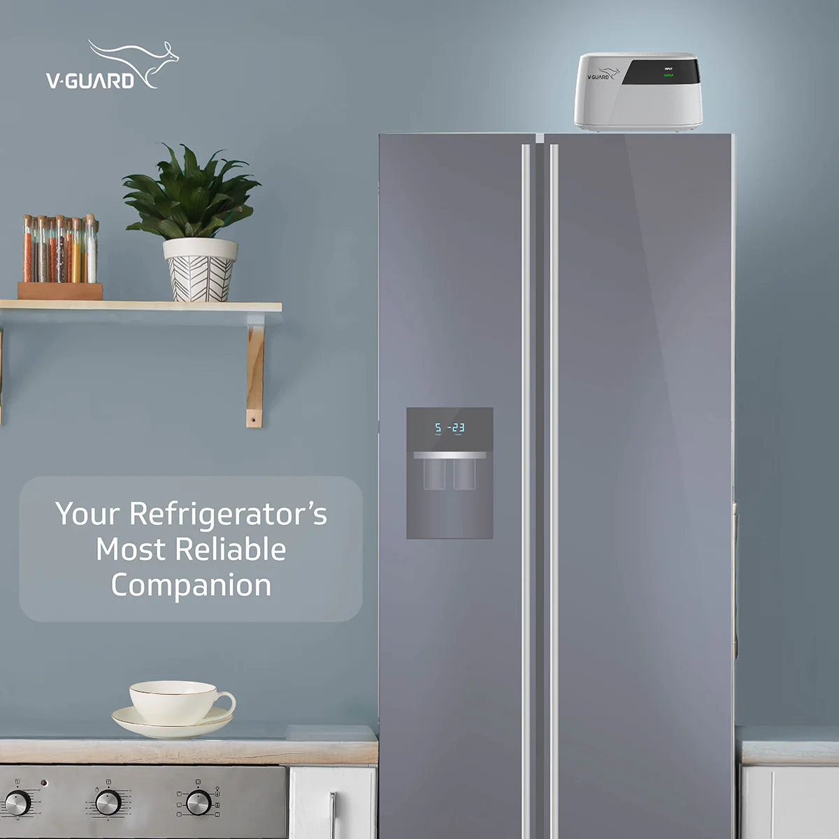 V-Guard Odalis 300 Stabilizer for Refrigerator up to 300 Litre - Image 3