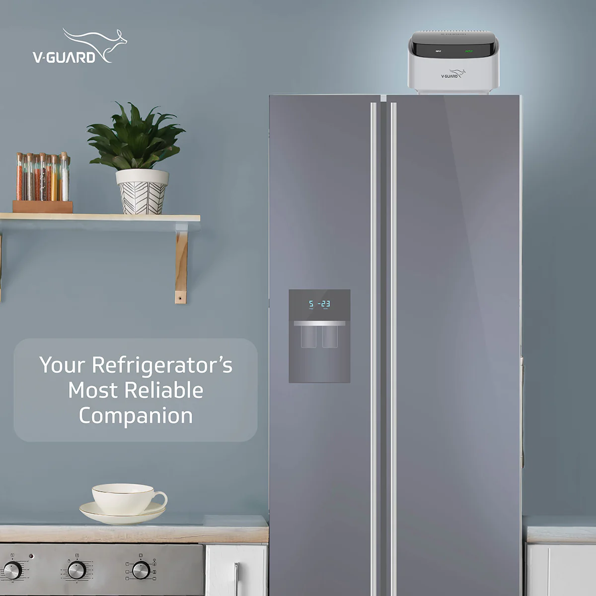 V-Guard Trossia 450 Stabilizer for Refrigerator up to 450 Litre - Image 3