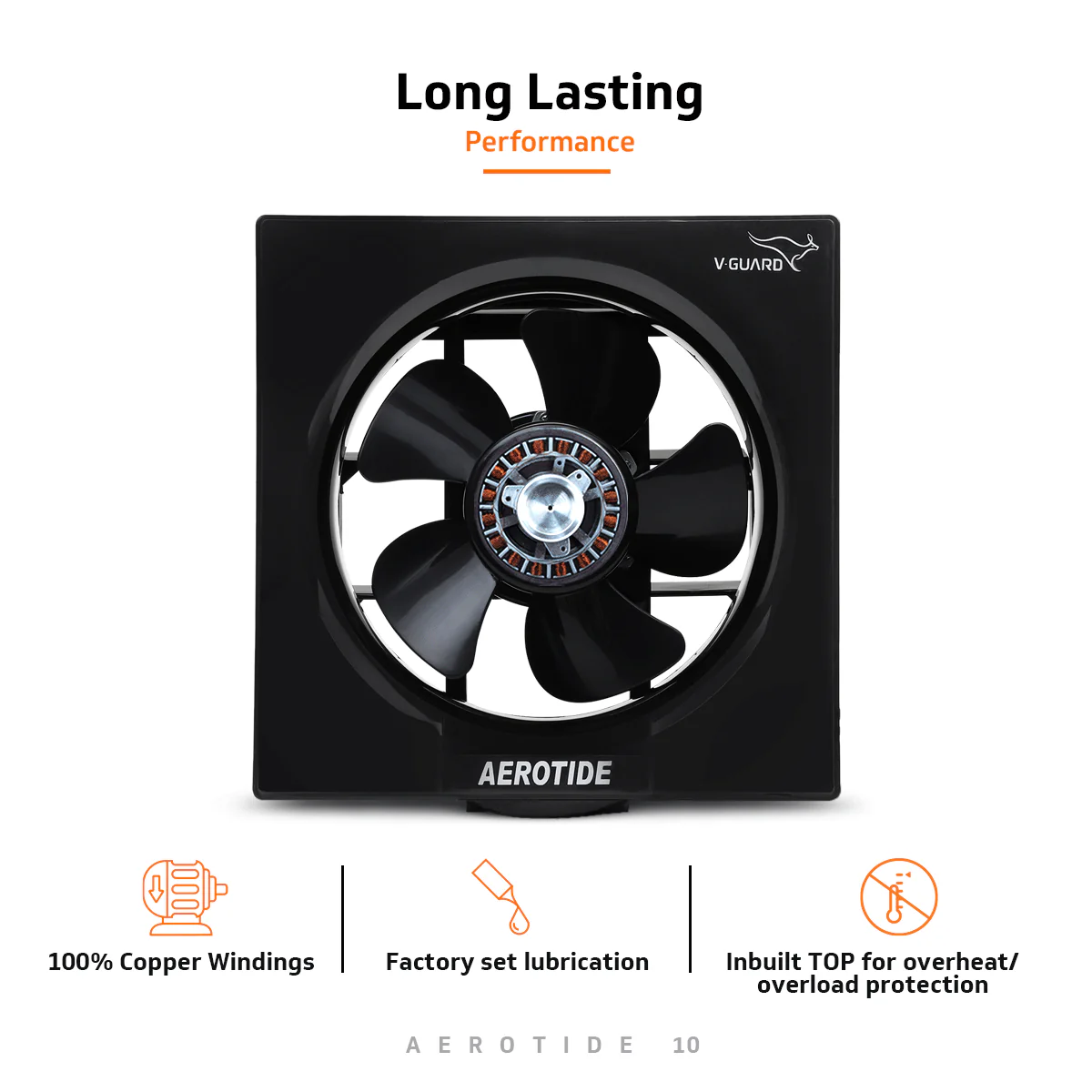 Aerotide 10 Black Exhaust Fan - Image 3