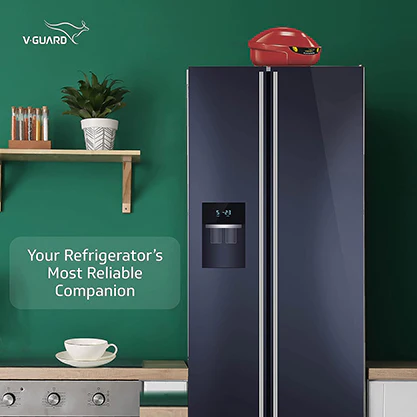 VG 100 Supreme Stabilizer for Refrigerators or Deep Freezer up to 600 L Advance Overheat Protection (Cherry Red) - Image 6