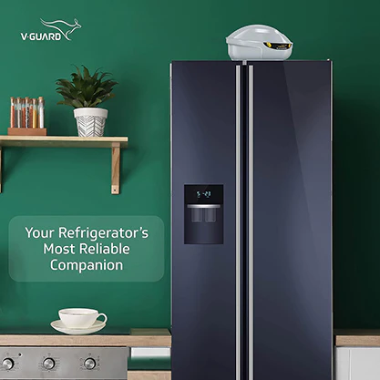 VG 100 Supreme Stabilizer for Refrigerators or Deep Freezer up to 600 L Advance Overheat Protection (Supreme Grey) - Image 6