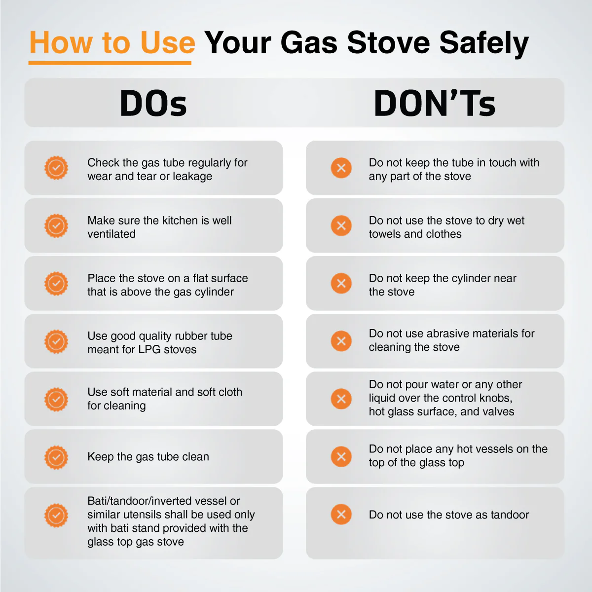 VGD 260 SX 2 Burner Glass Gas Stove - Image 6