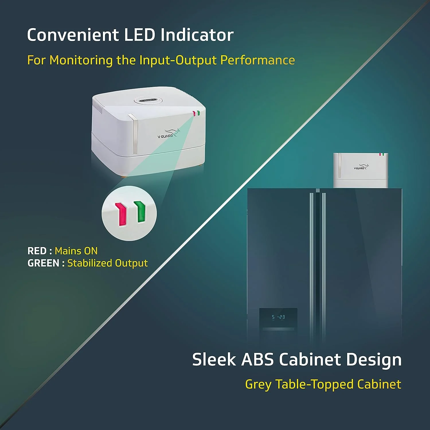 VGSD 50 Supreme Stabilizer for Refrigerator for Single/Double Door Fridges up to 300 Litre - Image 5