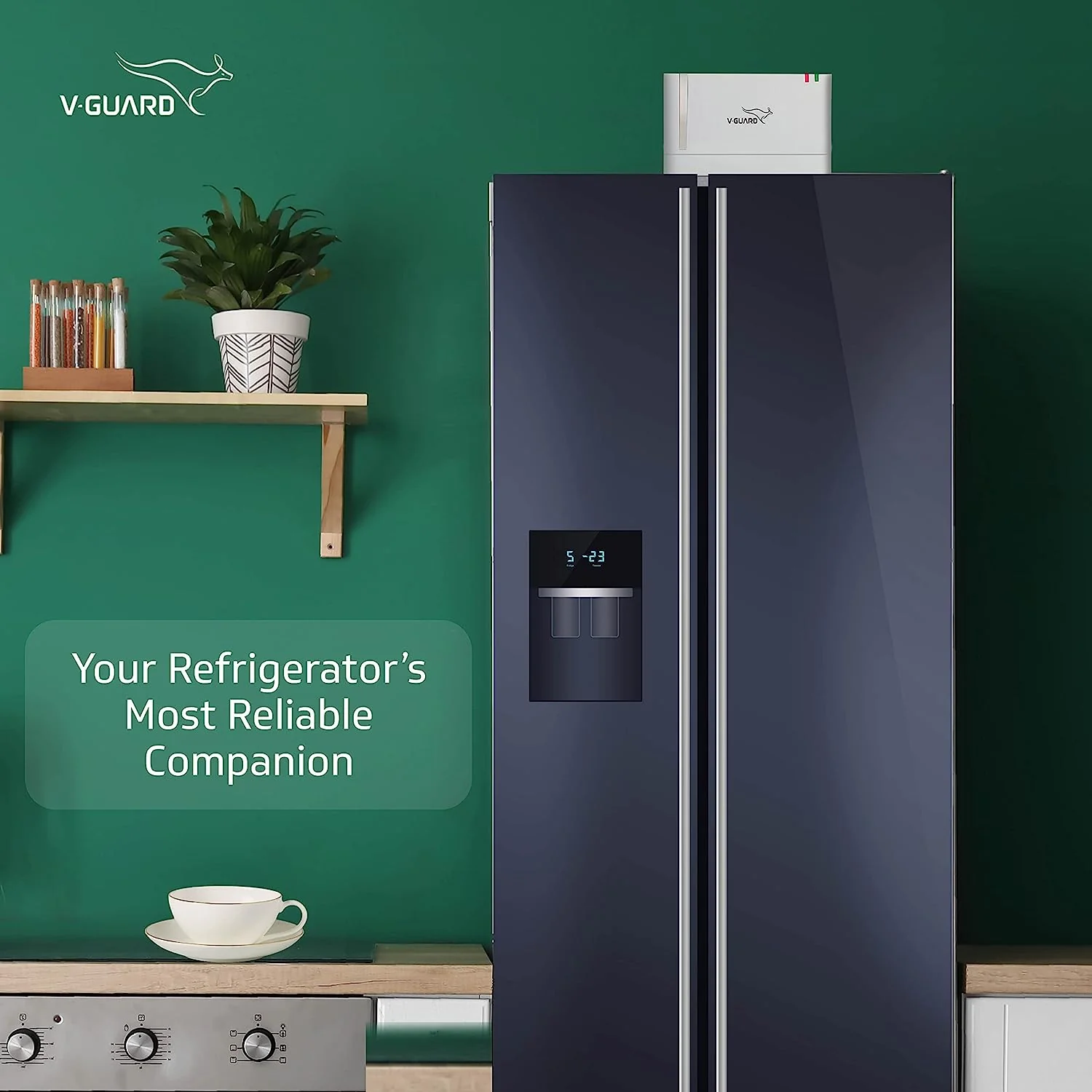 VGSD 50 Supreme Stabilizer for Refrigerator for Single/Double Door Fridges up to 300 Litre - Image 6