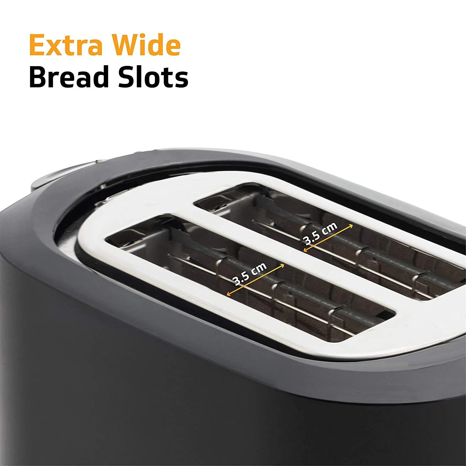 VT230 850 Watt 2-Slice Automatic Pop-Up Toaster with Bun Warmer, Variable Browning Levels and Defrost & Reheat Functions - Image 7