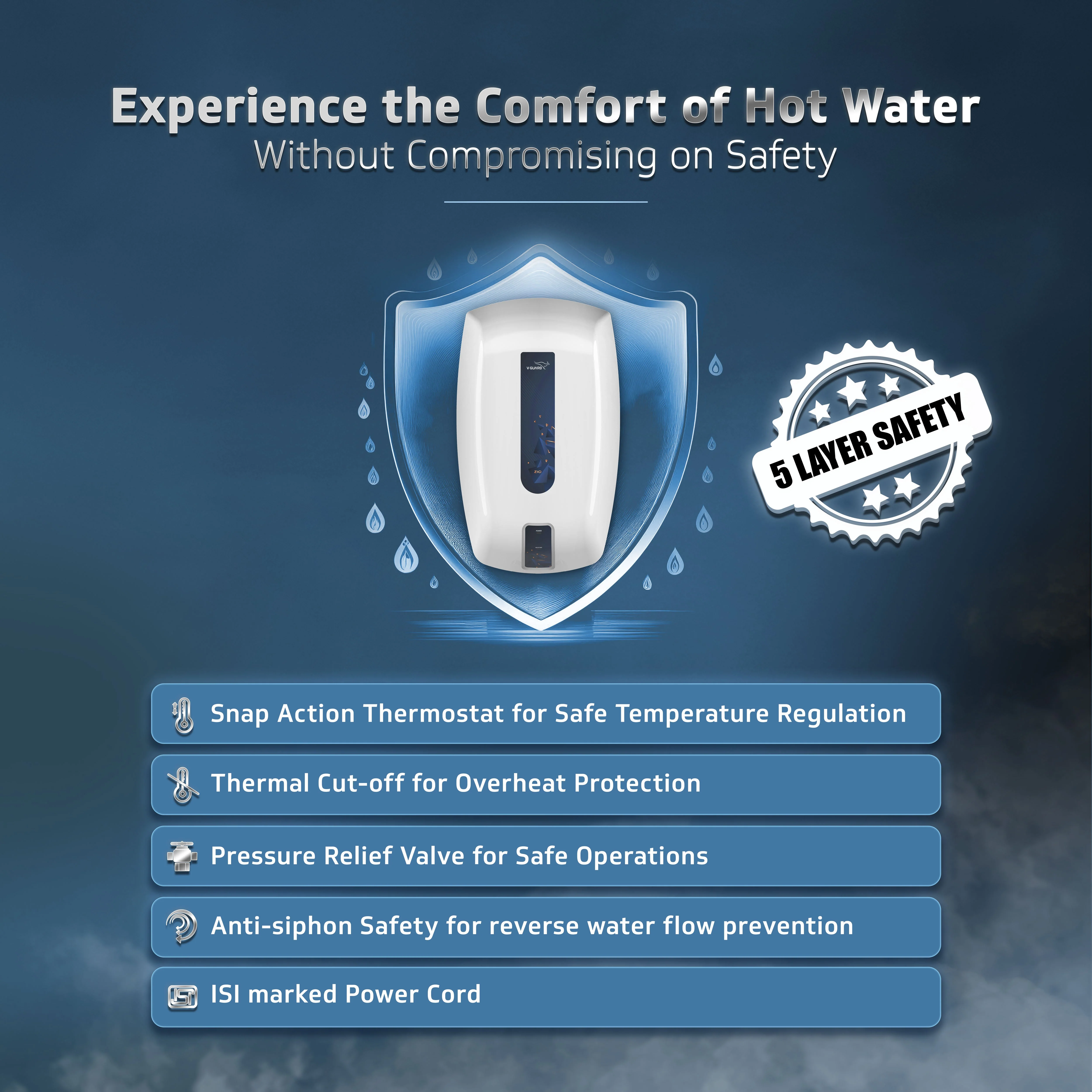 Zio 5 L Instant Water Heater with Faster Heating - Image 4